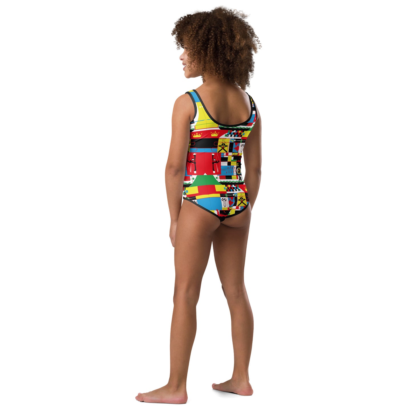 All-Over Print Kids Swimsuit CHANCE