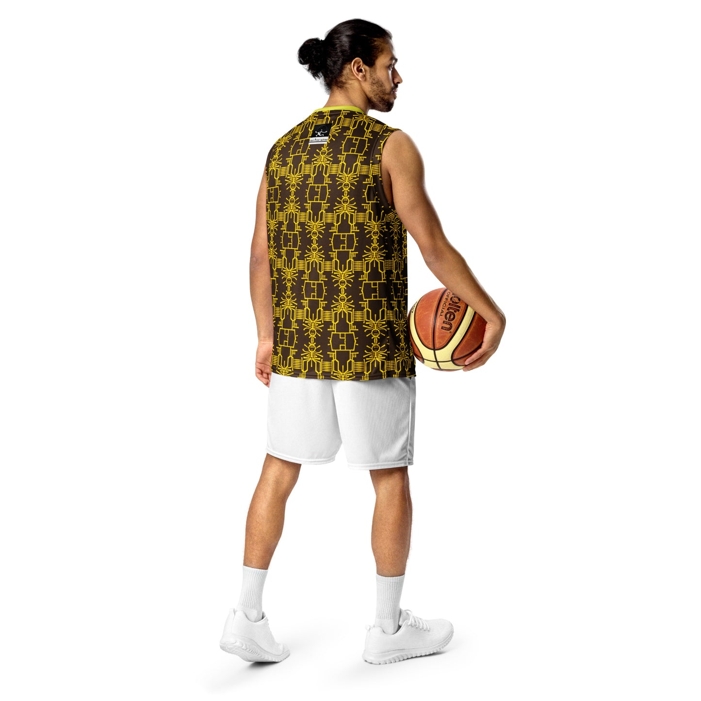 Recycled unisex basketball jersey WILLIS POLYGONE (ref:rubj23kc1026)