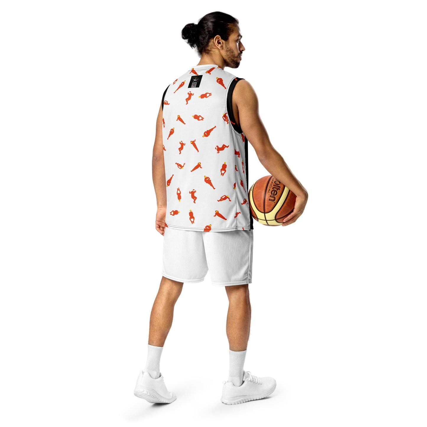 Recycled unisex basketball jersey  MELANINE  (ref:rubj23keh1079)