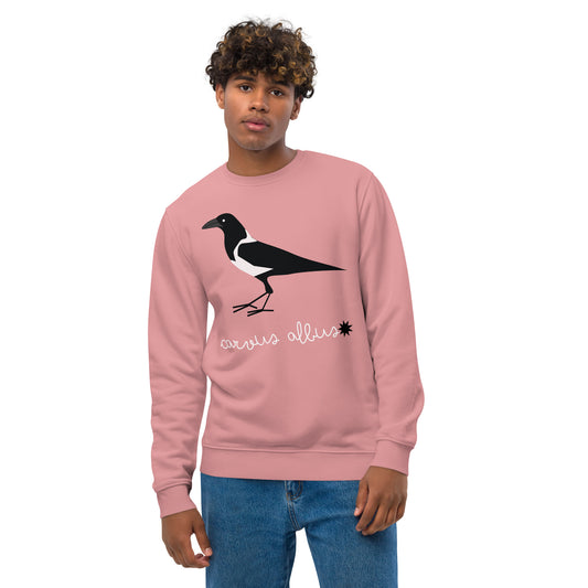Unisex eco sweatshirt SAVE THE BIRDS  (ref:ues23kh1087)