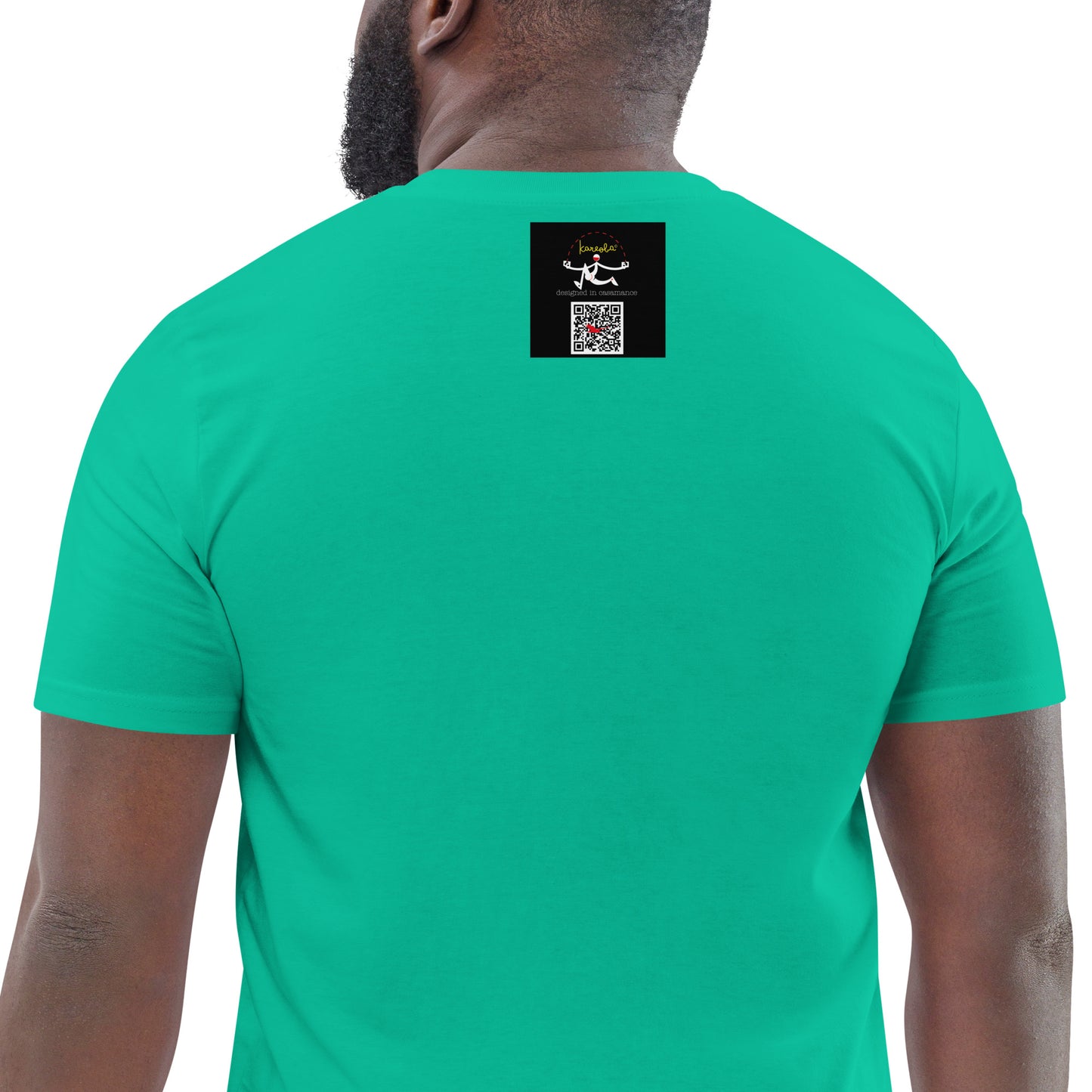 Unisex organic cotton t-shirt FRIENDSHIP (ref:uocts23bck1085)